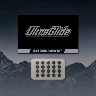 Ultraglide喵呜外设UPE耐磨小圆点脚贴BD玻璃垫布垫耐磨