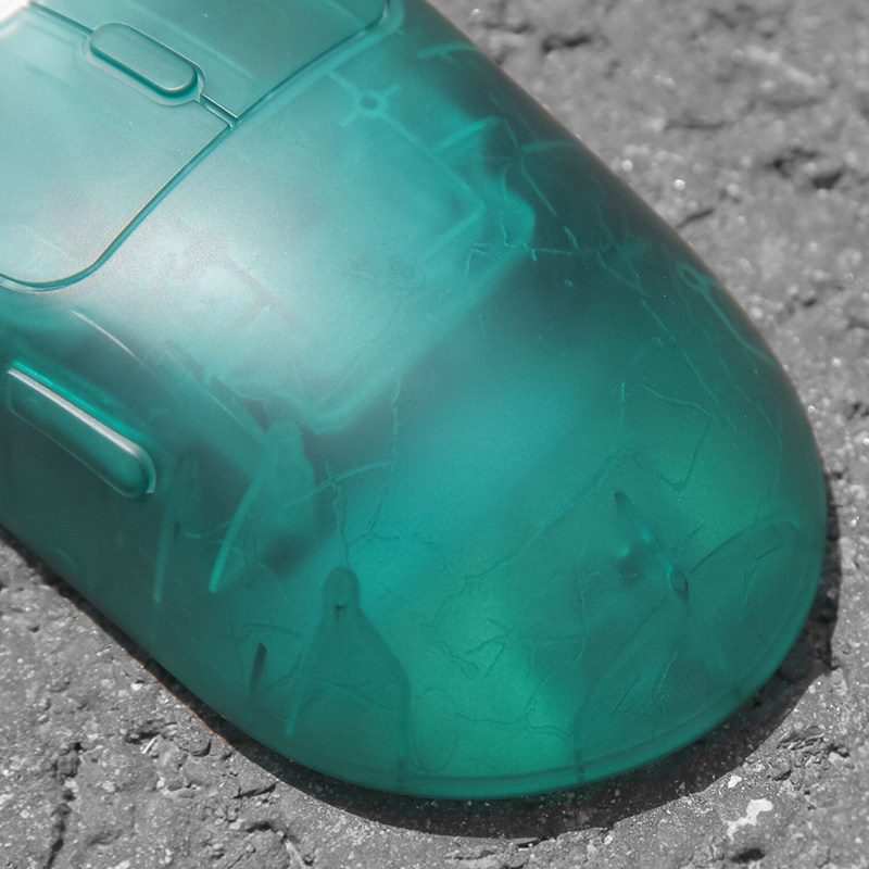 WAIZOWL BGGAMING OGM PRO 무선 투명 게임 잉크 아이스 컬러 게임 인체 공학적 마우스