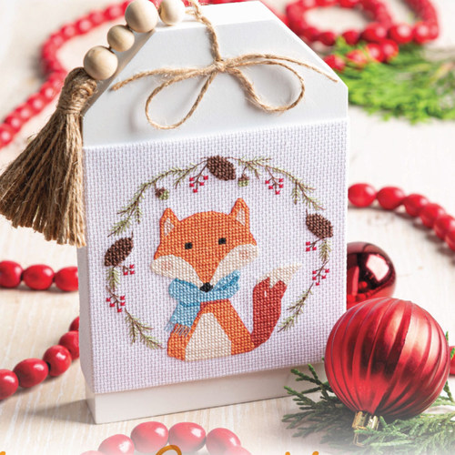 十字绣套件卧室客厅正品DMC绣线配置 A718小狐狸 14CT印花