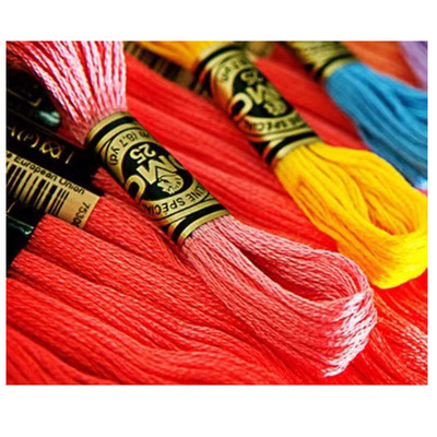 DMC线十字绣绣线Art117 482色欧式刺绣纯棉线针线手工25#线法国