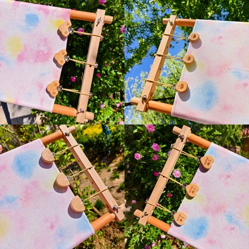 实木侧边夹绷布神器