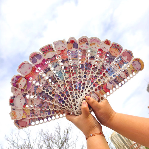 DMC482棉线亚克力收纳线板