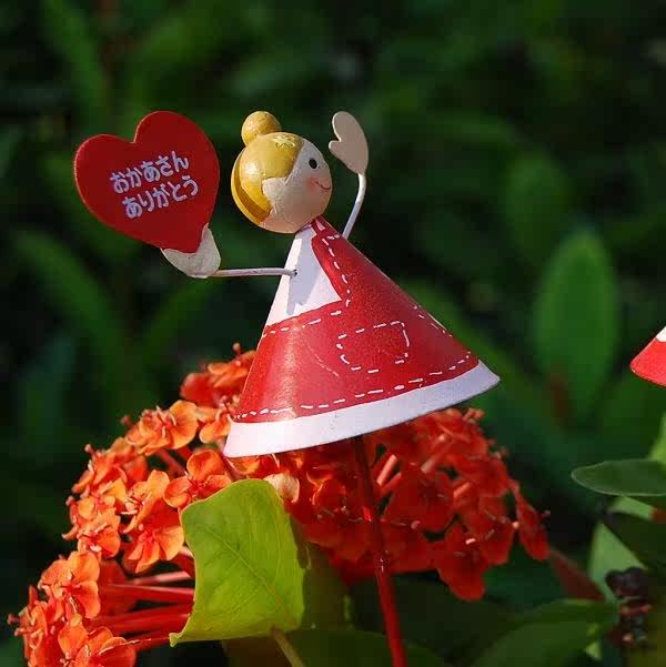 欧式铁艺弹簧天使插件花园装饰花插铁皮zakka园艺杂货|msdalam kategori penghantaran bunga/bunga simulasi/tumbuhan berkebun, Gardening Supplies, Peralatan Perkebunan lain - dari Buy2taobao.com untuk memberikan perkhidmatan ejen Taobao profesional membeli