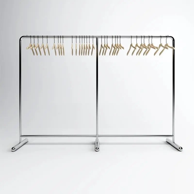 不锈钢服装店衣架展示架