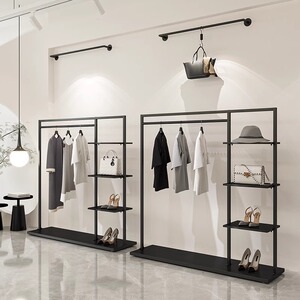 服装店衣架展示架落地简易衣服架