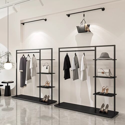 服装店衣架展示架落地简易衣服架