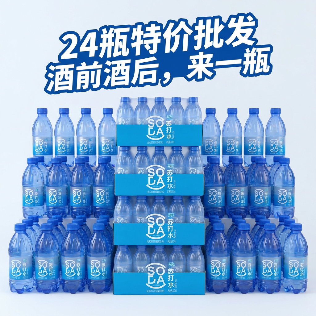 无糖无汽苏打水24瓶整箱