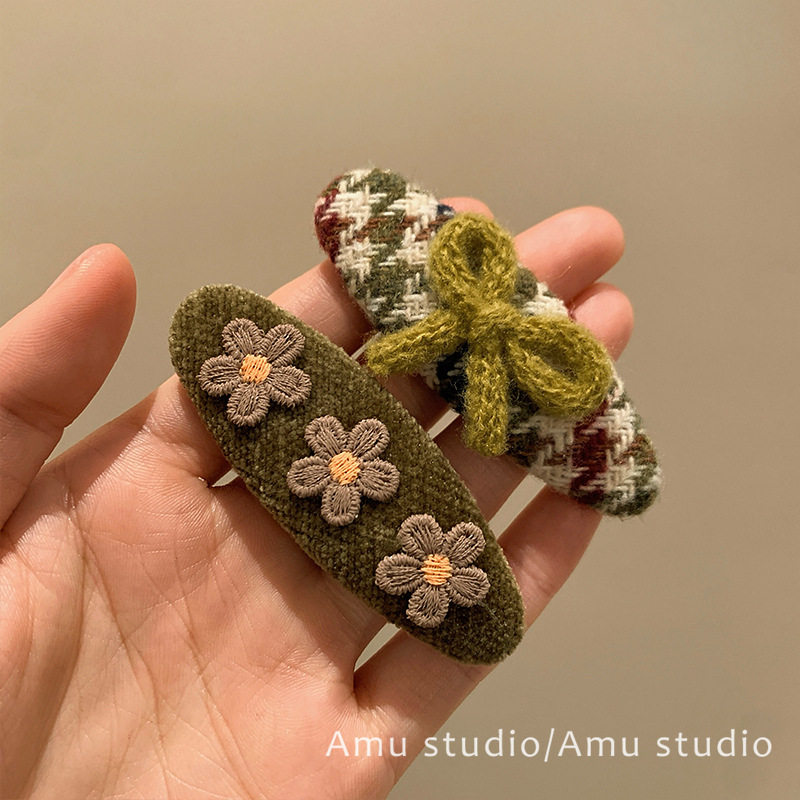 一对装~甜美格纹花朵蝴蝶结发夹女前额碎发BB夹侧边刘海边夹发卡,饰品/流行首饰/时尚饰品新,发饰,淘宝优惠券,粉丝福利购,淘宝优惠卷