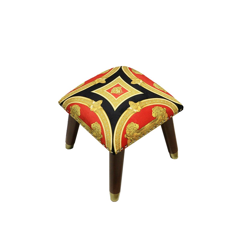 拿破仑家居巴洛克家居风格轻奢简约办公咖啡椅休闲设计师小凳子