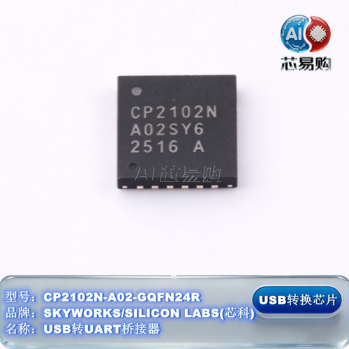 CP2102N-A02-GQFN24RUSB转换芯片