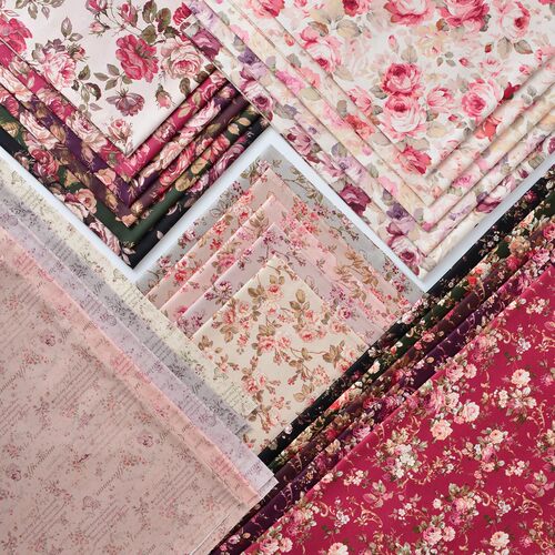 纯棉料拼布碎花纯棉北欧