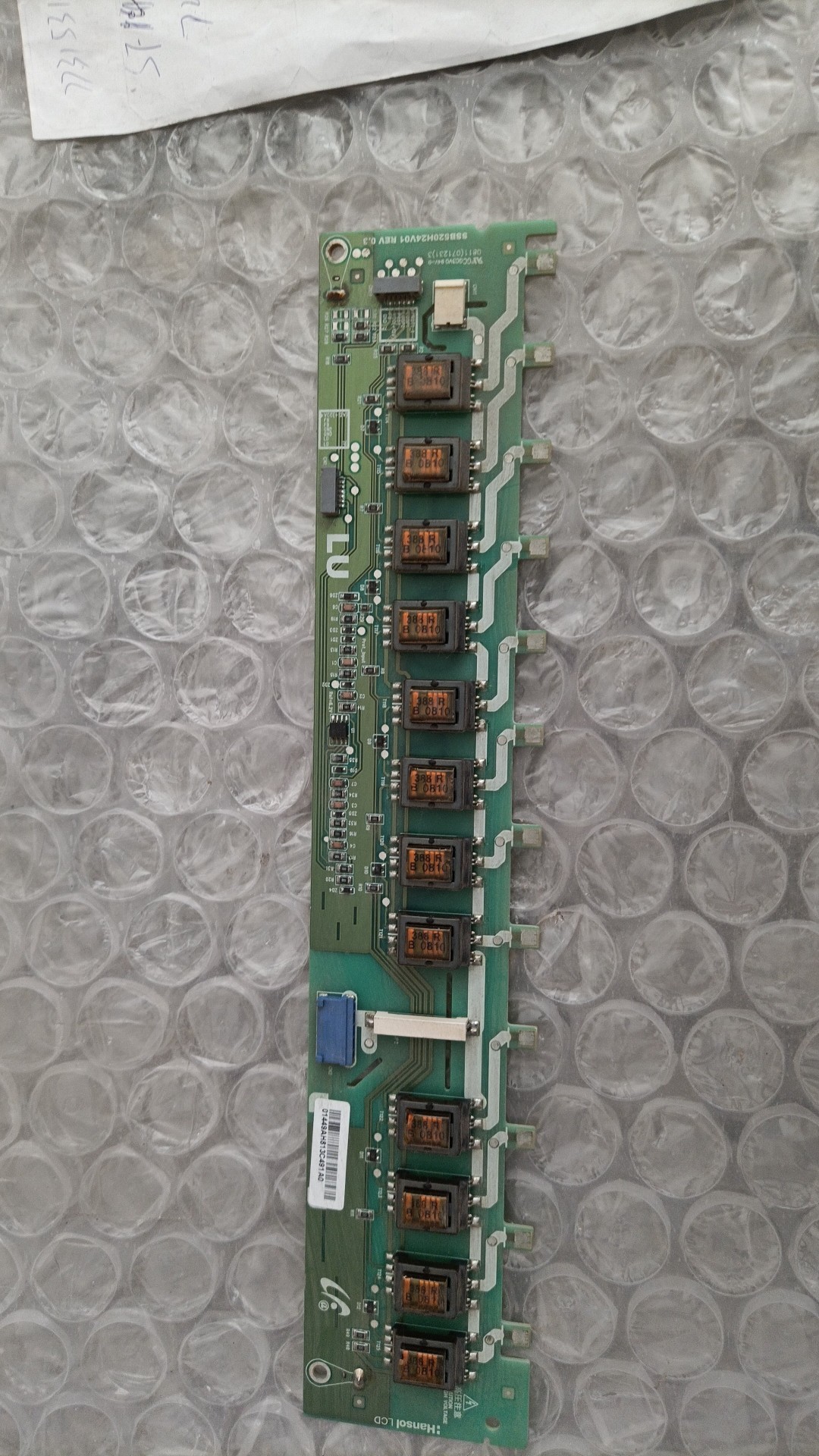 三星 LA52A600A4R/LA52A650A1R 高压板SSB520H24V01 LU LL RU RL