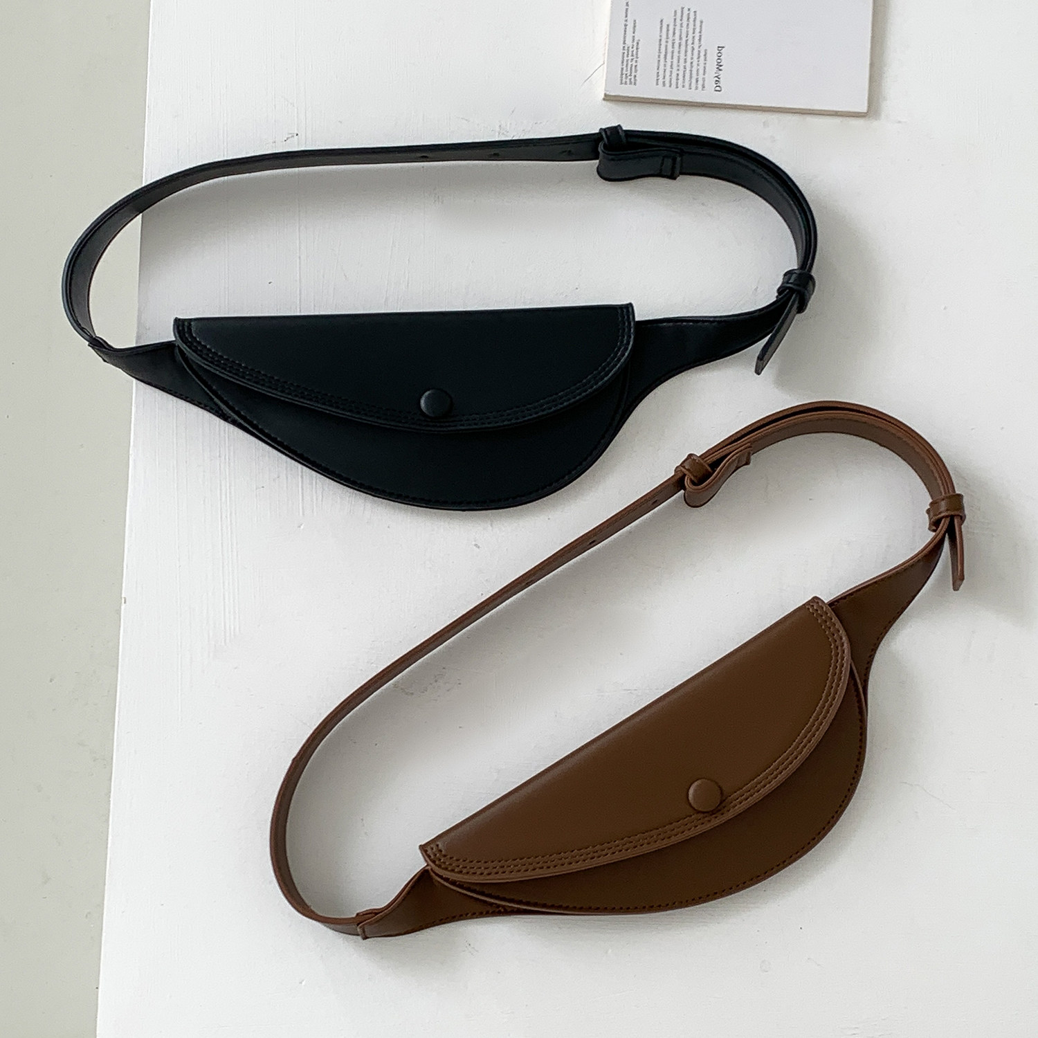 EMOEEIN韩版小众复古高级感简约时尚马鞍包百搭轻便腰包斜挎胸包,箱包皮具/热销女包/男包,通用款女包,淘宝优惠券,粉丝福利购,淘宝优惠卷