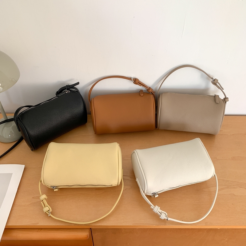 圆筒手提包休闲百搭枕头包手提包