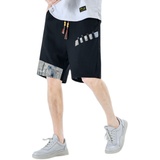 夏季抽绳亚麻短裤男风宽松大码休闲裤2025新款A266-1-K49-P35，男装牛仔裤，电商A266-1