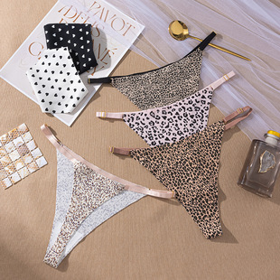 Women's Cotton G-String Thong Underwear Tangas T Back丁字裤