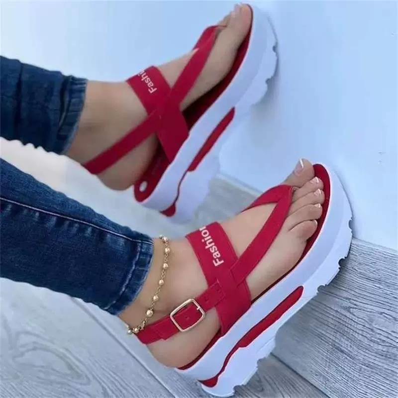 Women Sandals 2022 New Platform Sandals For Summer Wedges Sh-封面