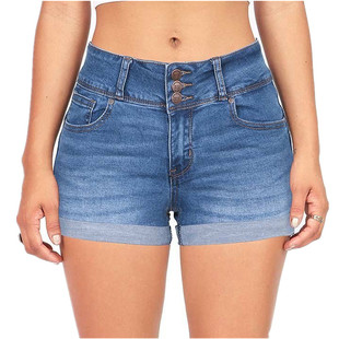 fashion women jeans shorts summer stretch ladies denim pants