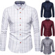 Shirts Men Sleeve 衬衫 Long Formal Fit Slim Mens Casual Shirt
