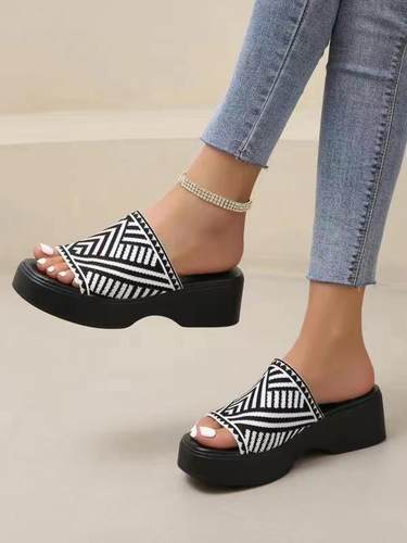 big size casual shoes summer slippers women sandals 大码女鞋