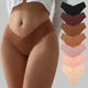Ice Briefs Silk Ladies Seamless Waist Underwear Low Panties