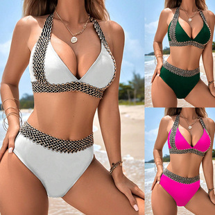 piece 性感比基尼欧美女士分体套装 two Bikini swimsuit 泳衣泳装