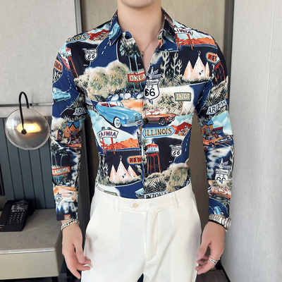 香港直邮男士长袖衬衫