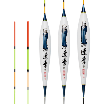 达摩野钓高灵黑坑正钓孔雀羽浮漂