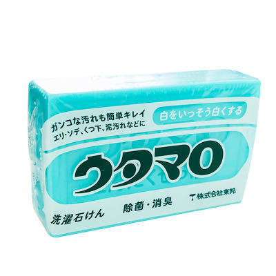 日本制COSME大赏东邦UTAMARO超能清洁去黄增白去污肥皂洗衣皂133g