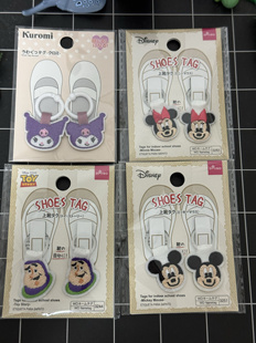 卡通动漫鞋扣日本购儿童鞋子用姓名扣名字贴幼儿园小学刺绣标记