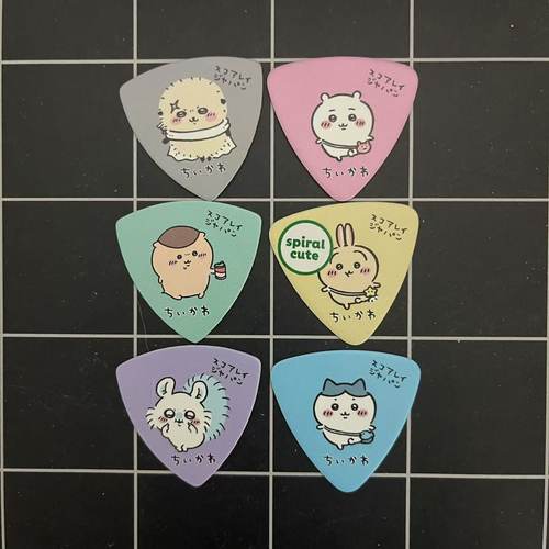 现货日本chiikawa吉他拨片吉伊小八乌萨奇XJAPAN YOSHIKI 凯蒂猫