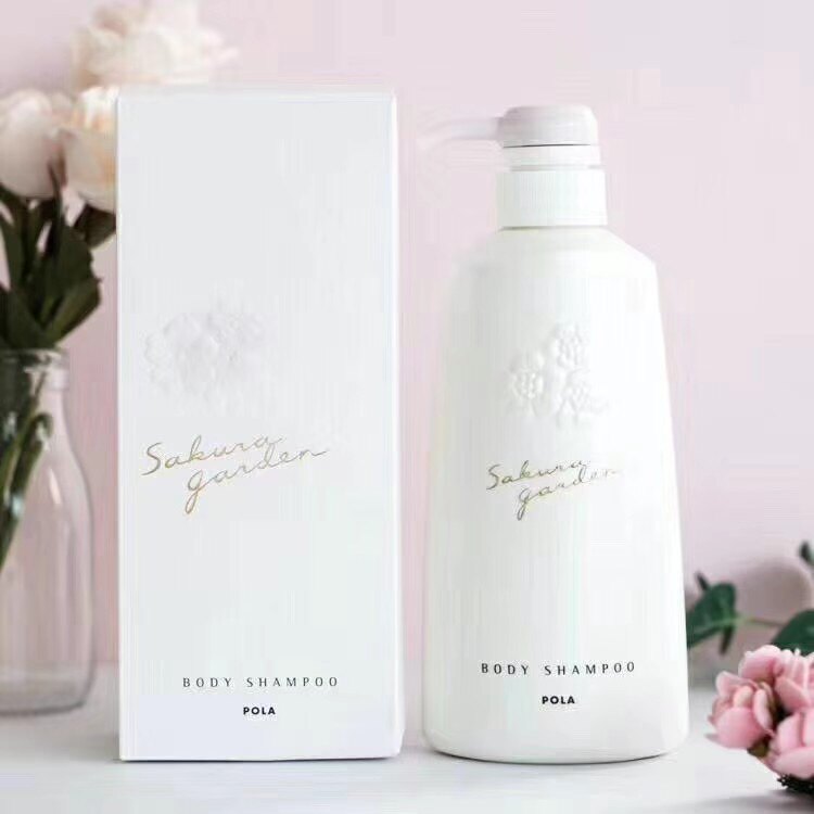 日本POLA/宝丽沐浴露持久留香泡沫保湿滋润玫瑰樱花沐浴乳液500ml