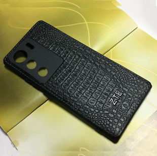中兴Axon50Ultra手机壳50u真皮Axon50保护壳A2024H镜头全包防摔保护超薄axon50Ultra个性网红皮套