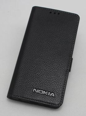 适用诺基亚x7手机壳真皮套8.1全包保护防摔7.1plus皮壳TA-1131壳