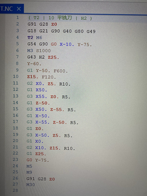 mastercam侧铣头后处理，支持钻孔循环，G17G18G19平面自动判断