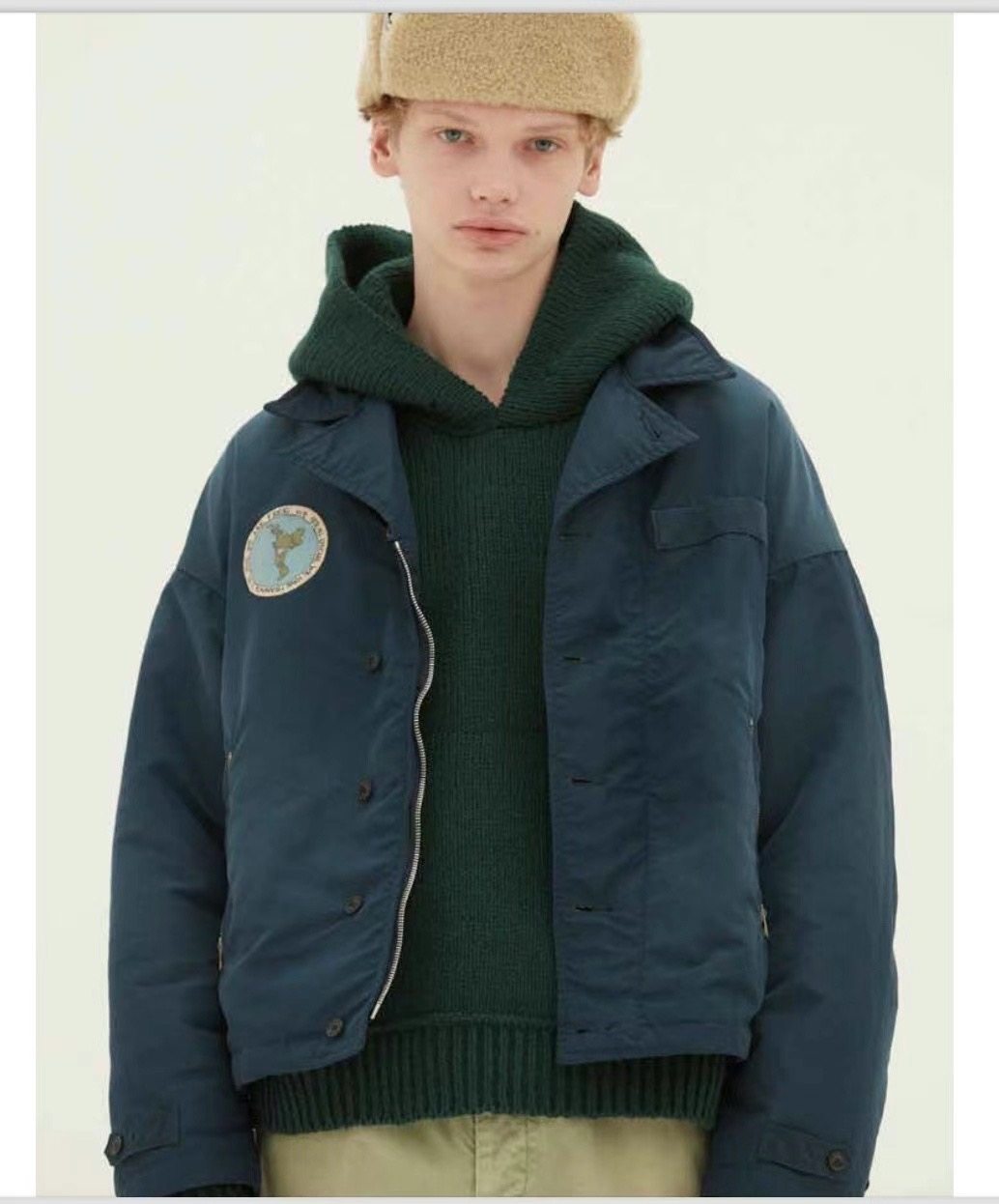 [SPOT] VISVIM KOFU 23AW AMPLUS KNIT HOODIE WOOL KNIT HOODIE JUMPER