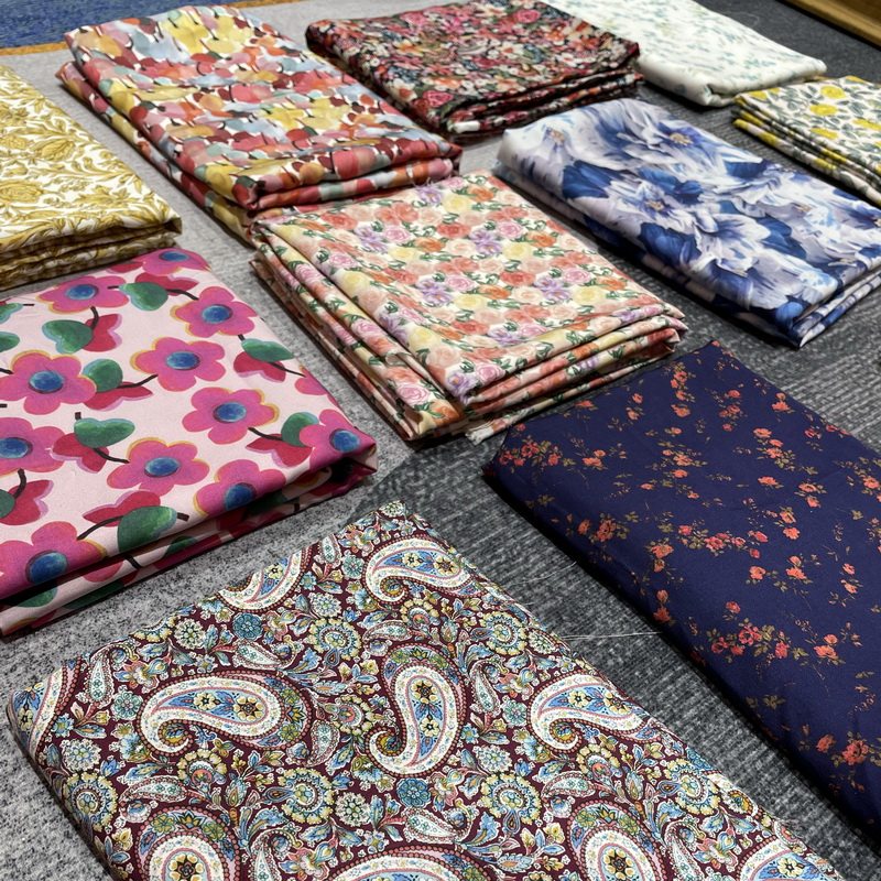 佰汇福2022新款丝戴尔人造棉衬衫连衣裙睡衣夏凉被真丝棉绸面料