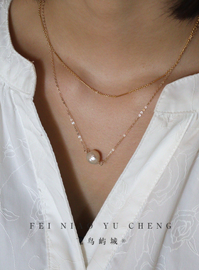 超美叠搭素链可水洗精致高级感