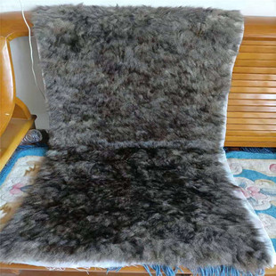 灰鼠褥子毯子沙发垫飘窗垫服装内胆松鼠皮毛一体柔软顺滑灰色面料
