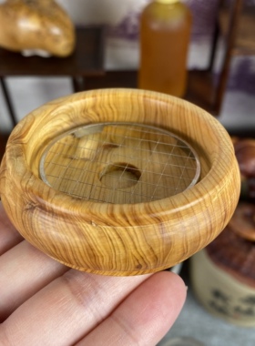 【新品】北太行陈化黑油小香炉内经4.5左右赠盘香网架和金属香插