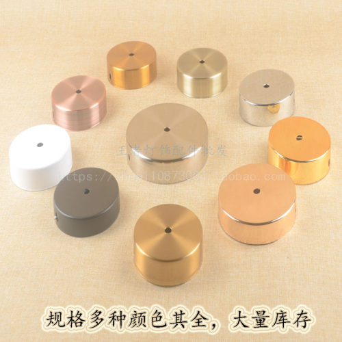 diy加厚单头托盘黑白金色吊灯