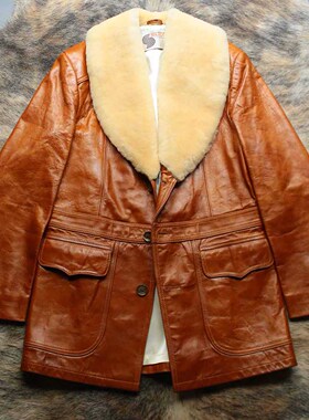 1930s 追赶日落的神速 黄石农场主猎魔人怀旧皮衣