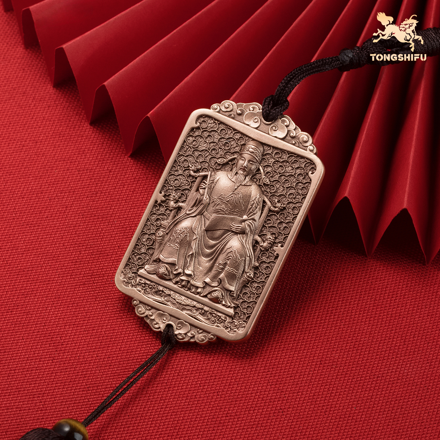 铜师傅《文曲牌》客厅桌面紫铜挂件 金榜题名令牌家居工艺品礼物