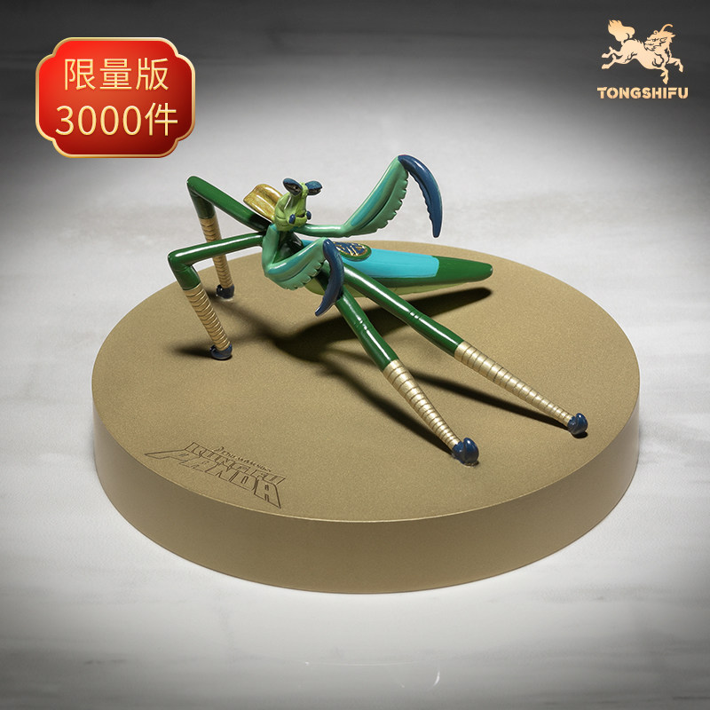 铜师傅 全铜摆件《功夫熊猫》之快螳螂铜工艺品客厅桌面装饰礼品