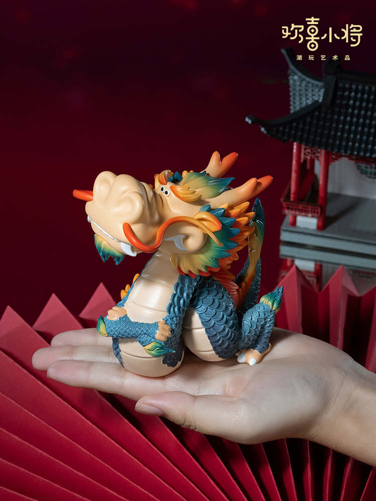 欢喜小将 《龙抬头》 潮玩艺术品创意礼物玩具桌摆手办
