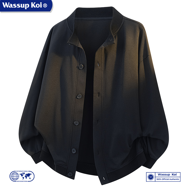 WASSUPKOI日系开衫卫衣男