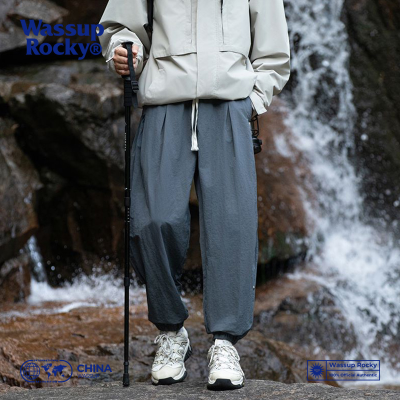 WASSUPROCKY户外山系工装裤子男