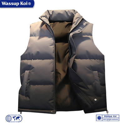 WASSUPKOI防寒保暖加厚渐变马甲