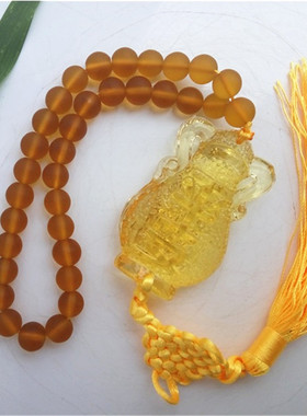 佛珠念珠汽车挂件琉璃平安瓶