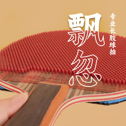 长胶乒乓球拍凯斯汀长短大中小粒